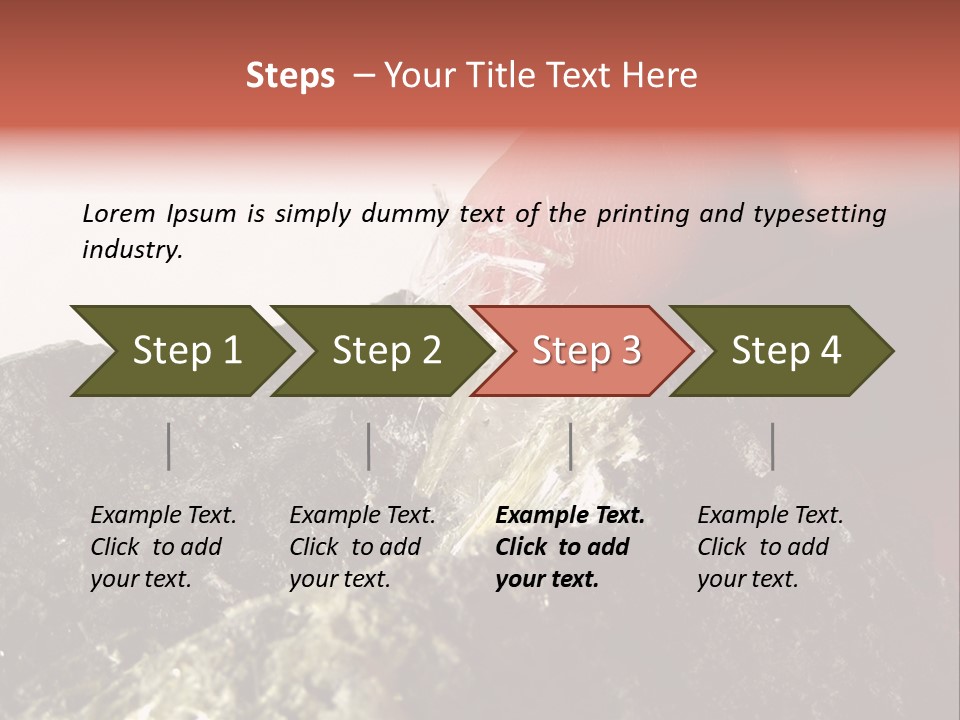 Natural Asbestos Fiber PowerPoint Template