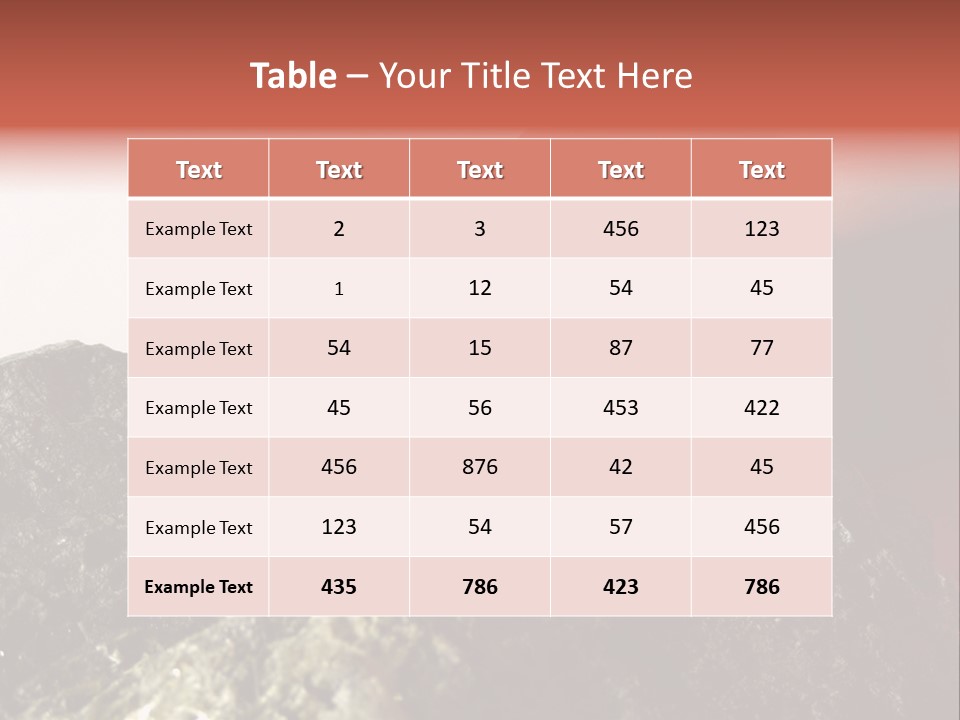 Natural Asbestos Fiber PowerPoint Template