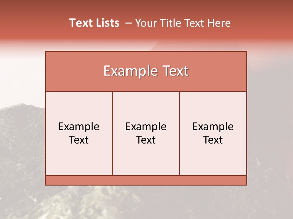 Natural Asbestos Fiber PowerPoint Template