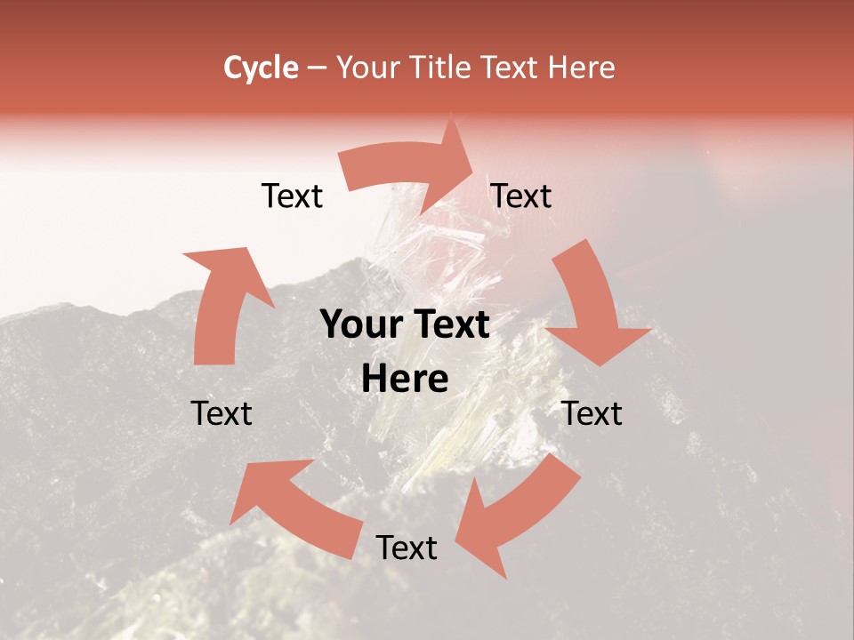 Natural Asbestos Fiber PowerPoint Template