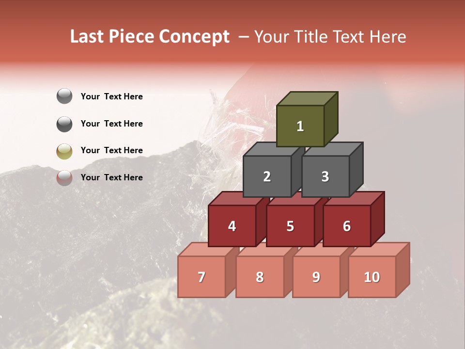 Natural Asbestos Fiber PowerPoint Template