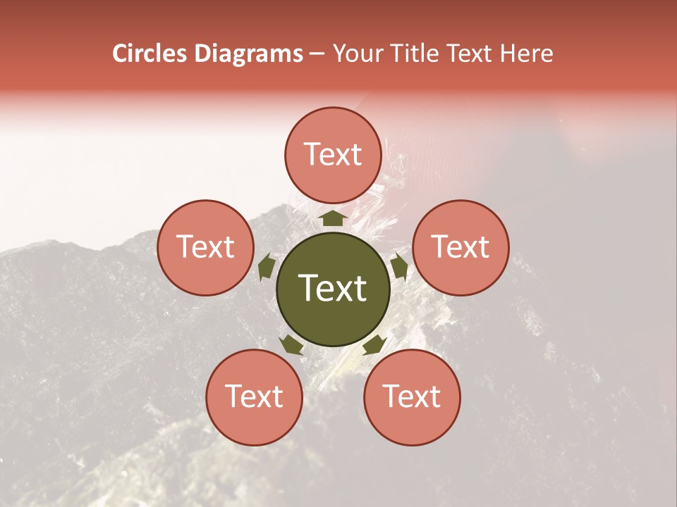 Natural Asbestos Fiber PowerPoint Template