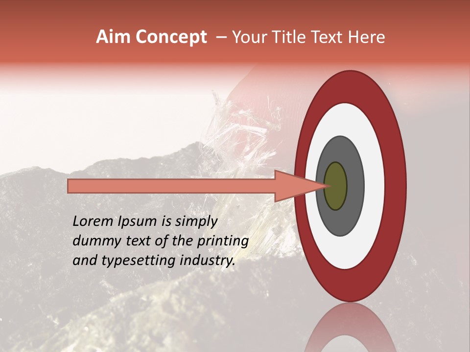 Natural Asbestos Fiber PowerPoint Template