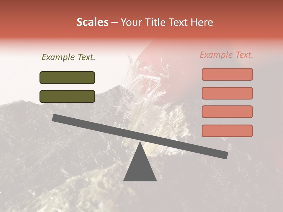 Natural Asbestos Fiber PowerPoint Template