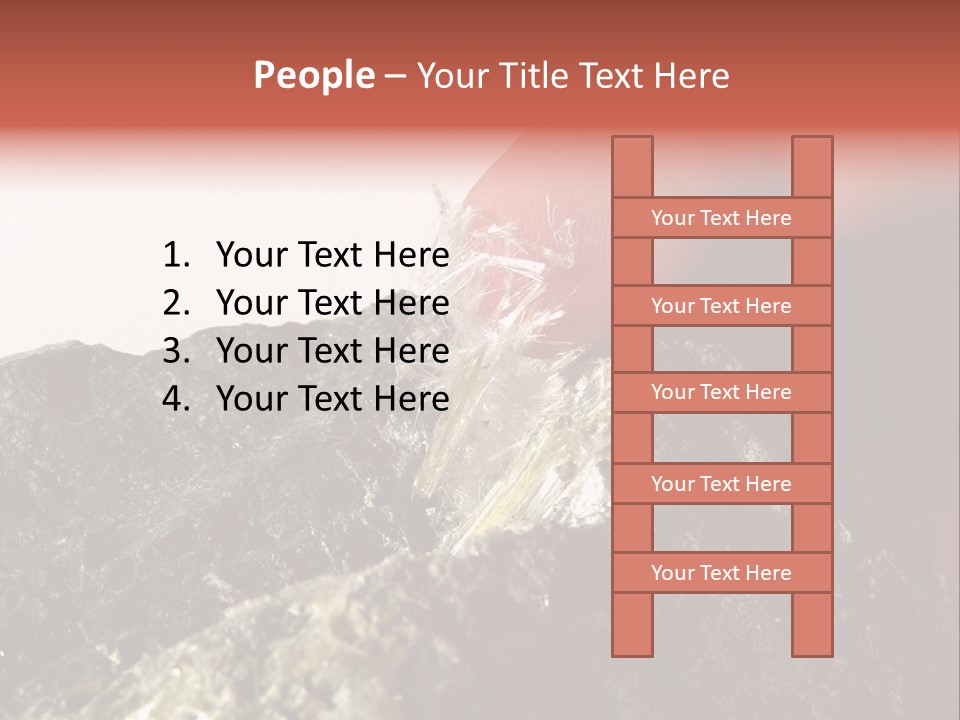 Natural Asbestos Fiber PowerPoint Template