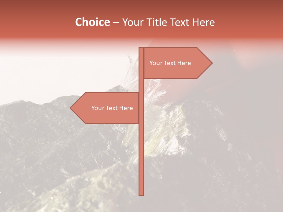Natural Asbestos Fiber PowerPoint Template