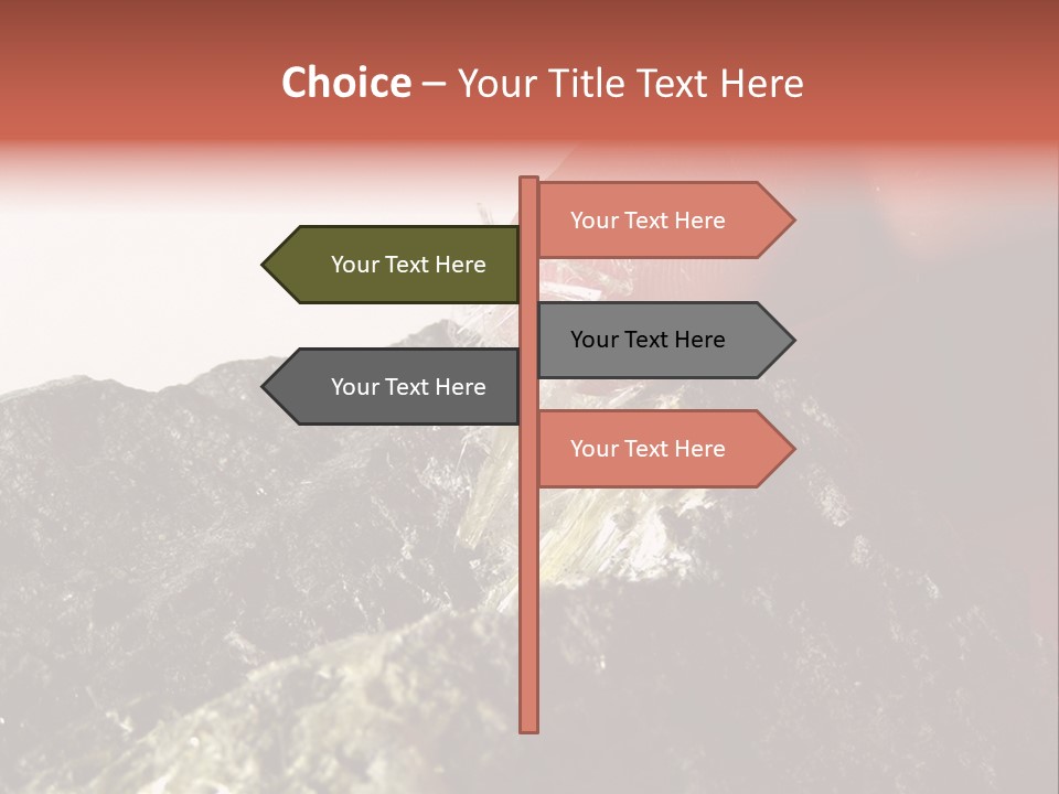 Natural Asbestos Fiber PowerPoint Template