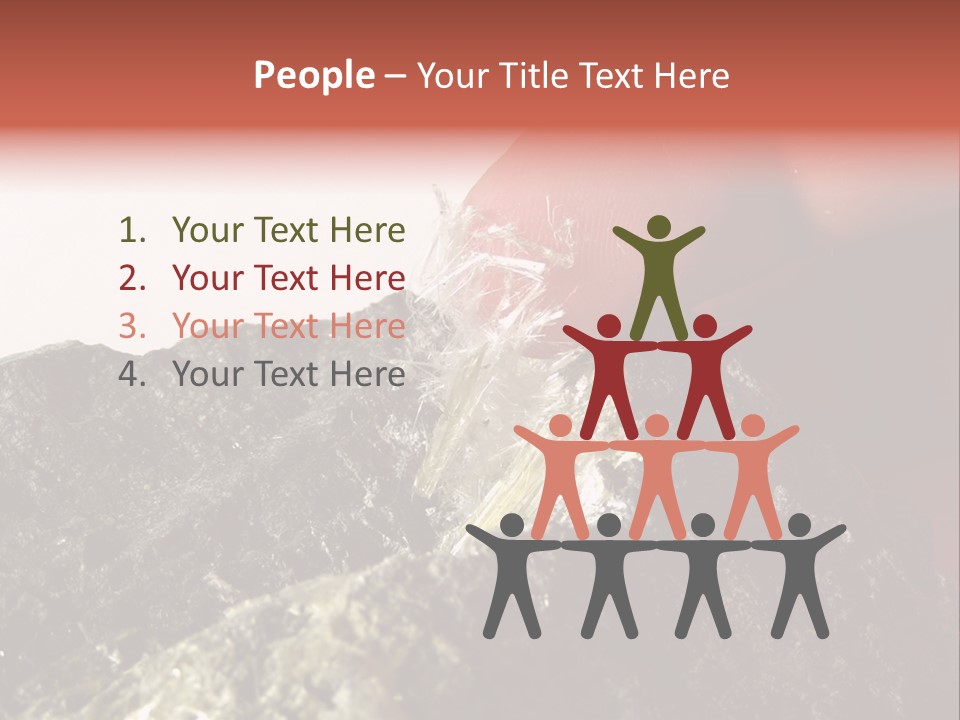 Natural Asbestos Fiber PowerPoint Template