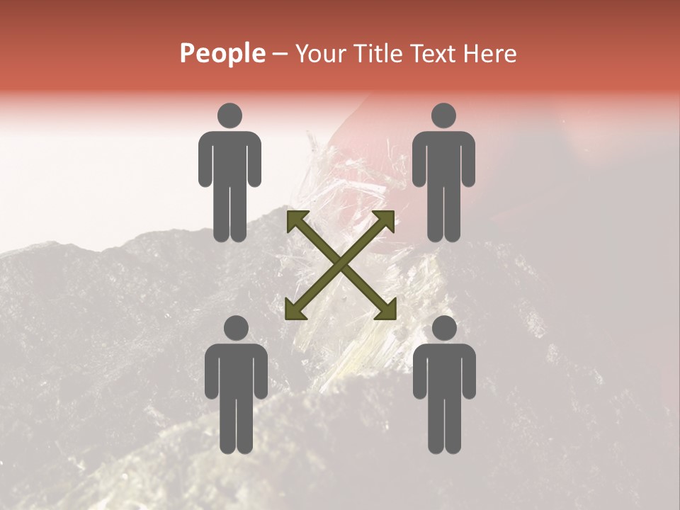 Natural Asbestos Fiber PowerPoint Template
