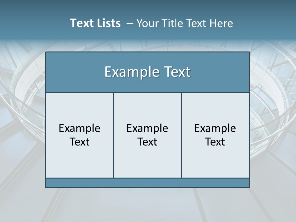 Round Stairway In The Middle Of Office Building PowerPoint Template