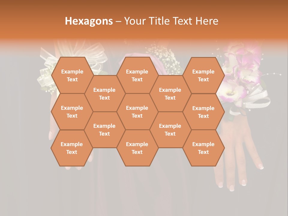 Prom Or Wedding Corsages PowerPoint Template