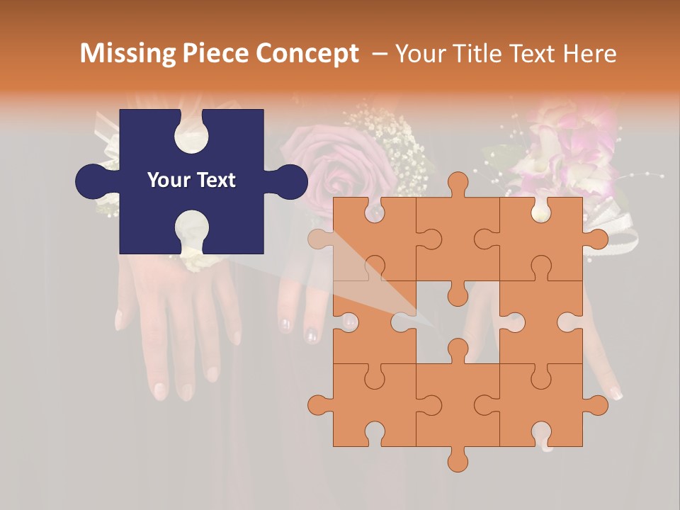 Prom Or Wedding Corsages PowerPoint Template