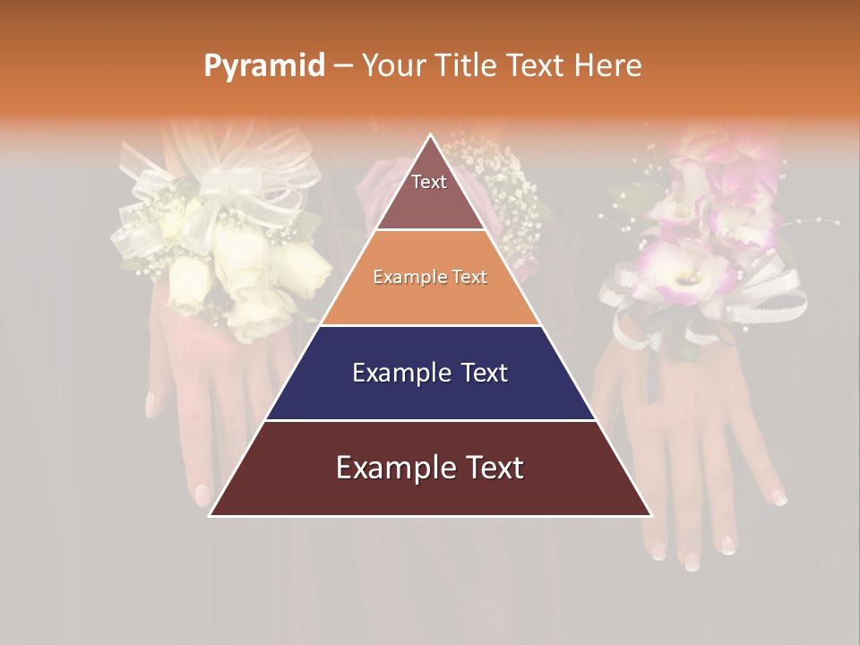 Prom Or Wedding Corsages PowerPoint Template