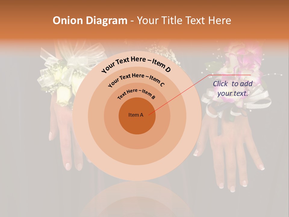 Prom Or Wedding Corsages PowerPoint Template