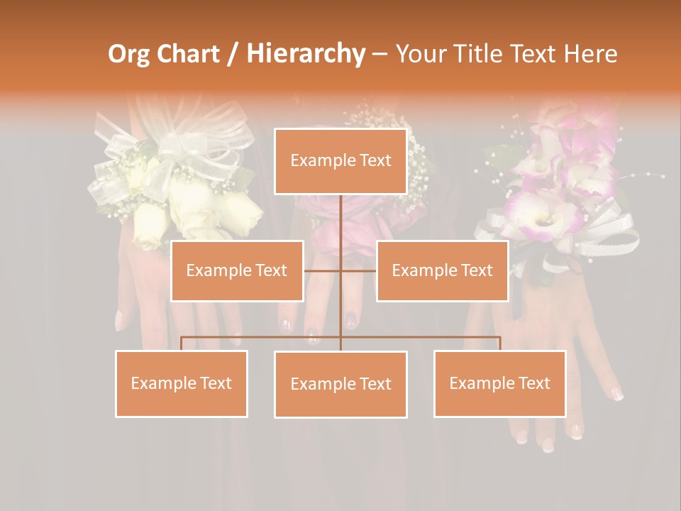 Prom Or Wedding Corsages PowerPoint Template