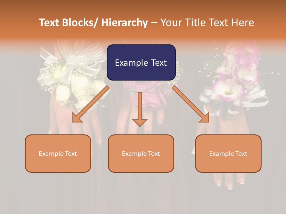 Prom Or Wedding Corsages PowerPoint Template