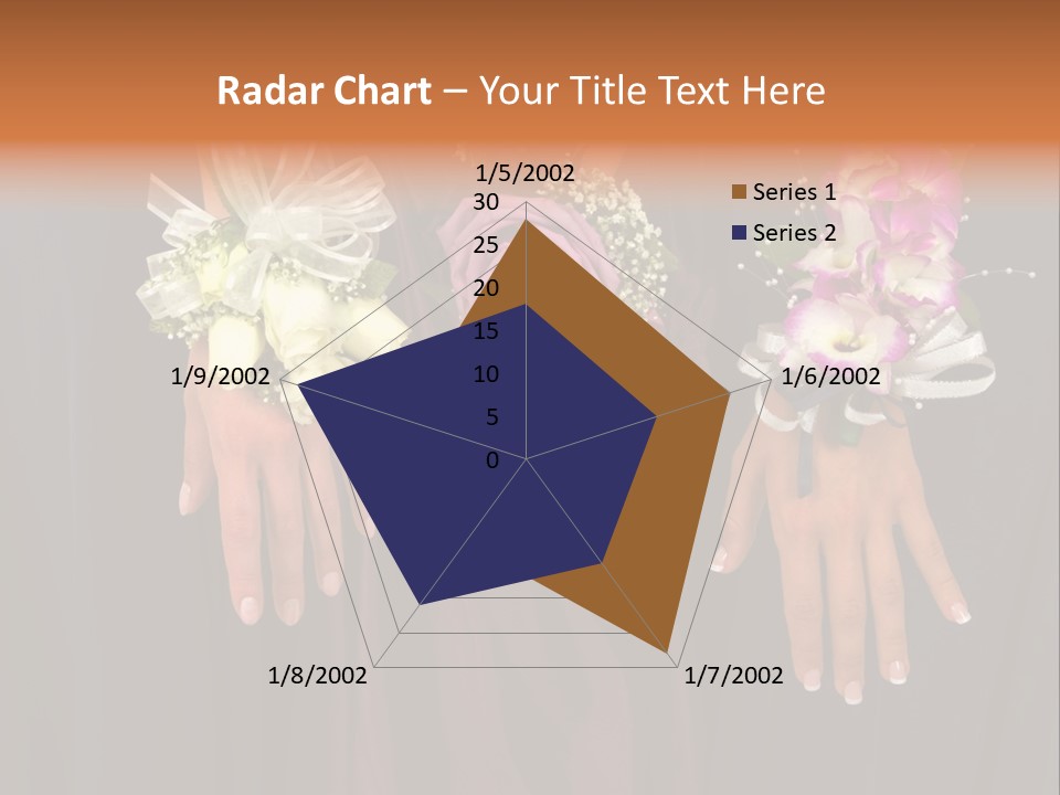 Prom Or Wedding Corsages PowerPoint Template