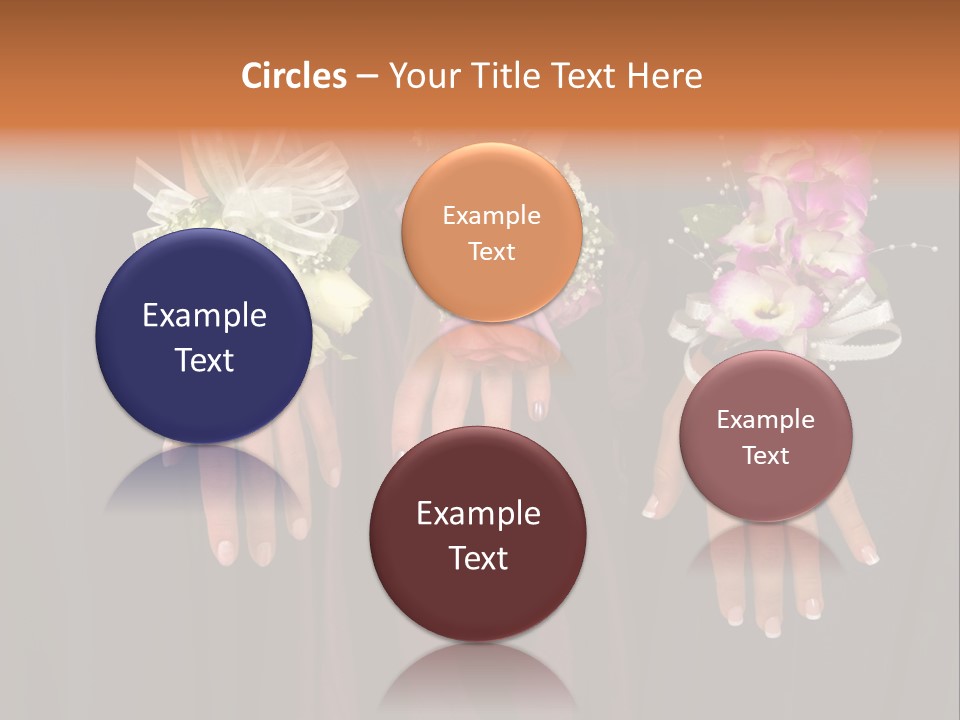 Prom Or Wedding Corsages PowerPoint Template