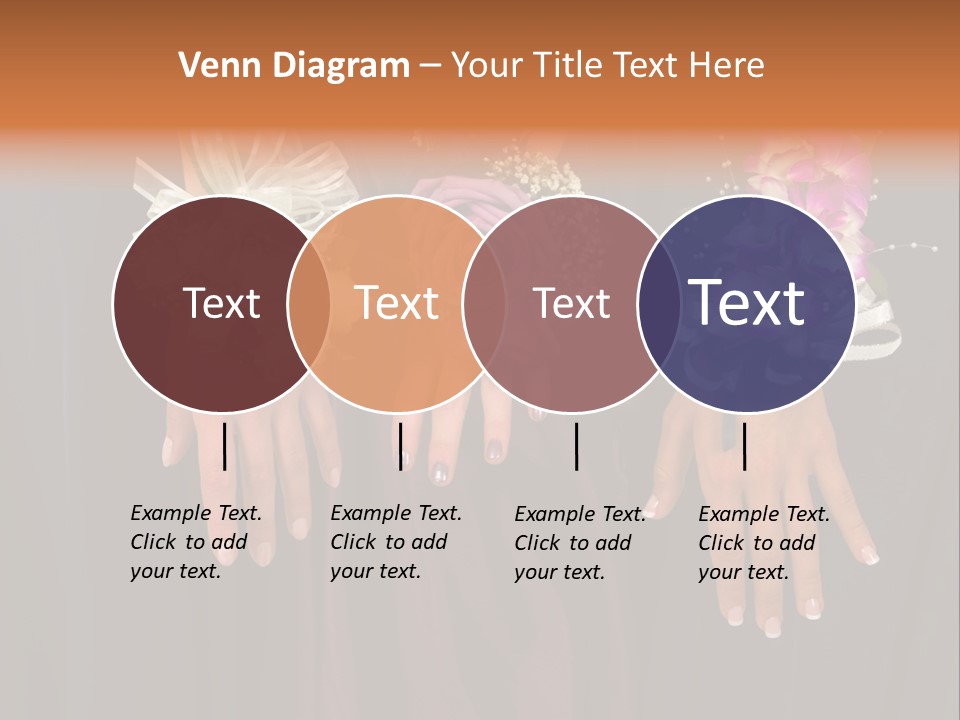 Prom Or Wedding Corsages PowerPoint Template