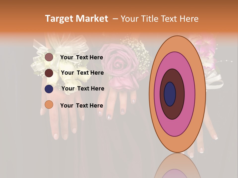 Prom Or Wedding Corsages PowerPoint Template