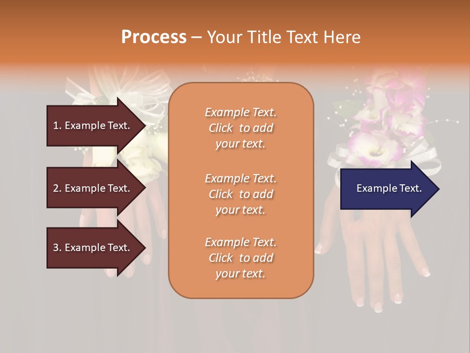 Prom Or Wedding Corsages PowerPoint Template