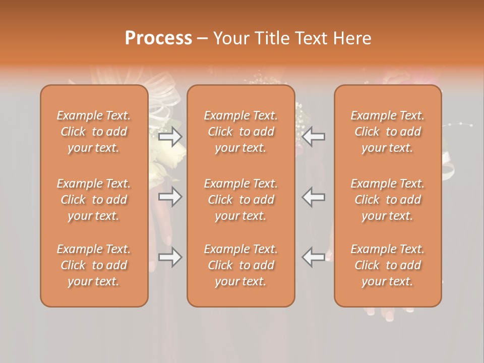 Prom Or Wedding Corsages PowerPoint Template