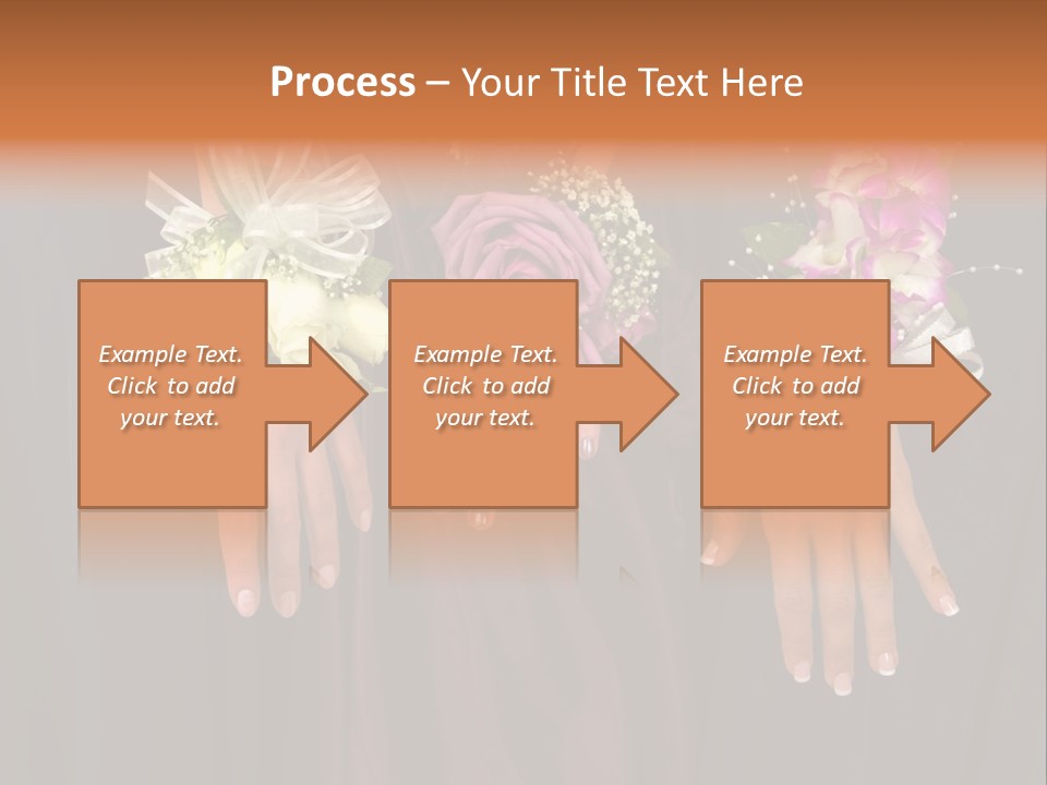 Prom Or Wedding Corsages PowerPoint Template