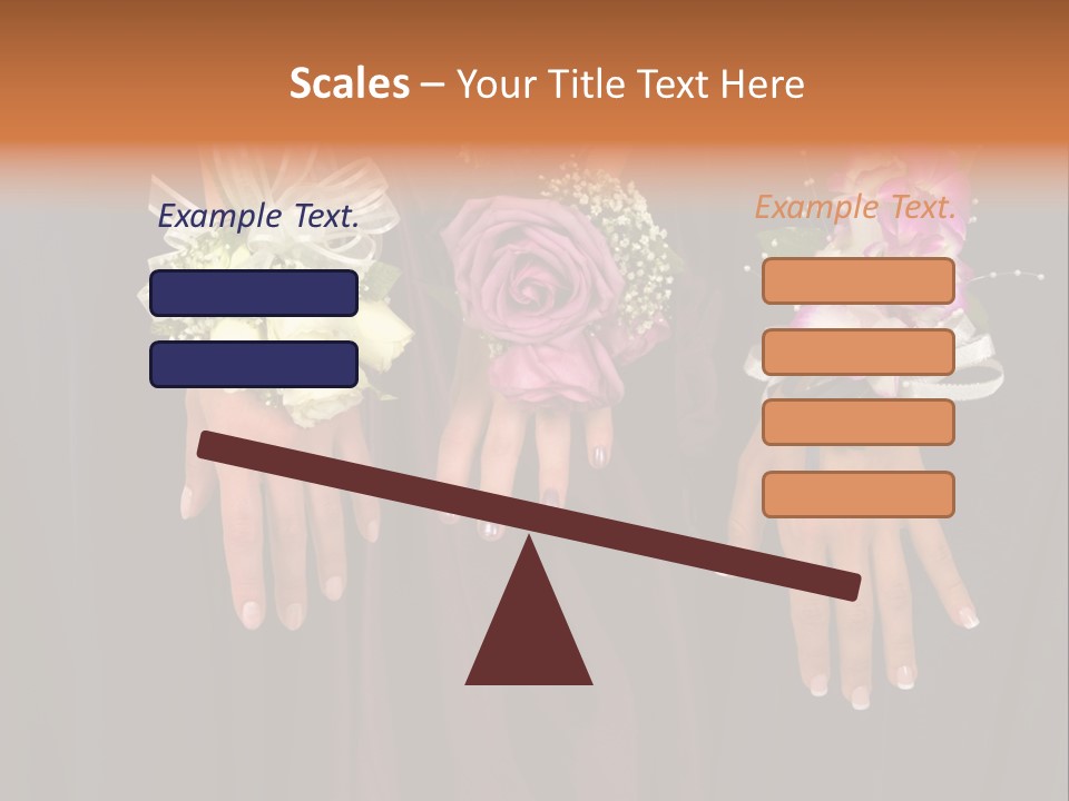 Prom Or Wedding Corsages PowerPoint Template