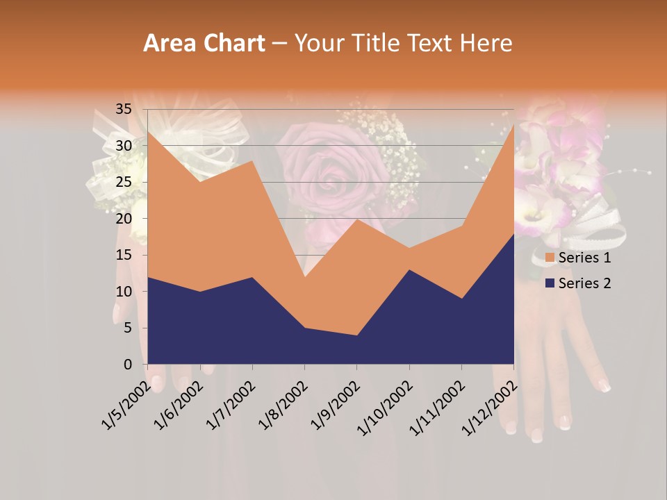 Prom Or Wedding Corsages PowerPoint Template