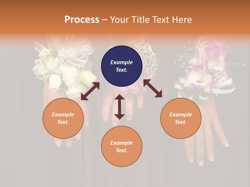 Prom Or Wedding Corsages PowerPoint Template