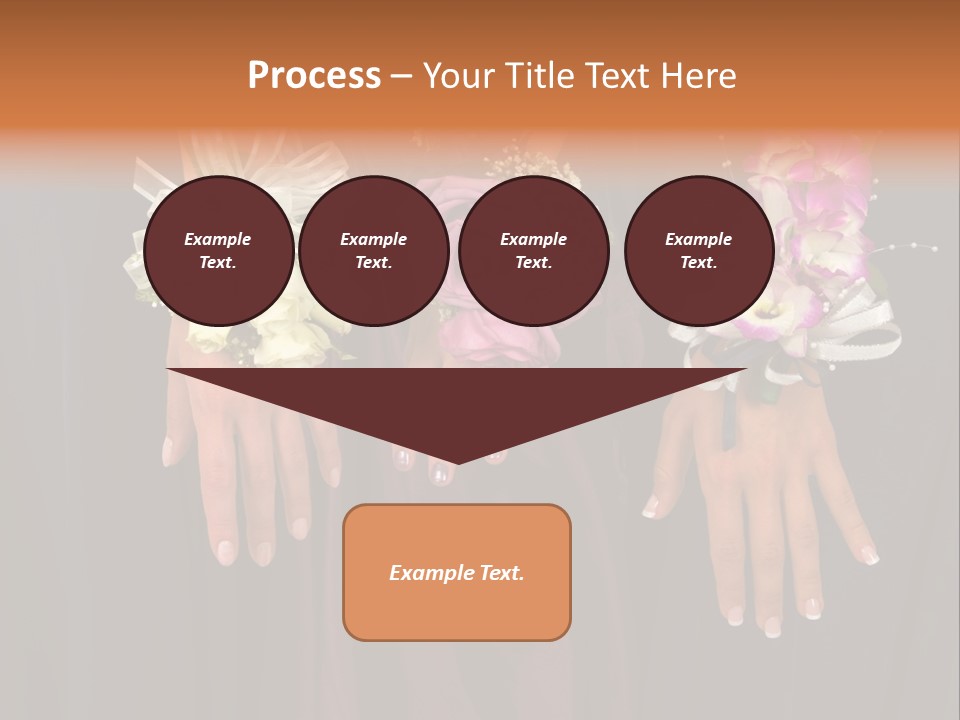 Prom Or Wedding Corsages PowerPoint Template