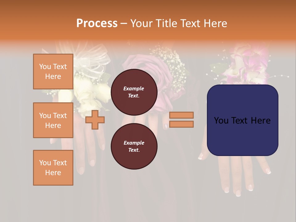 Prom Or Wedding Corsages PowerPoint Template