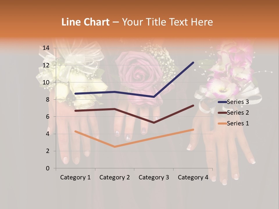 Prom Or Wedding Corsages PowerPoint Template