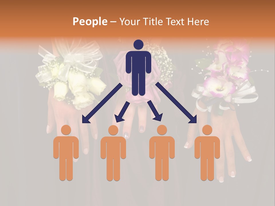 Prom Or Wedding Corsages PowerPoint Template