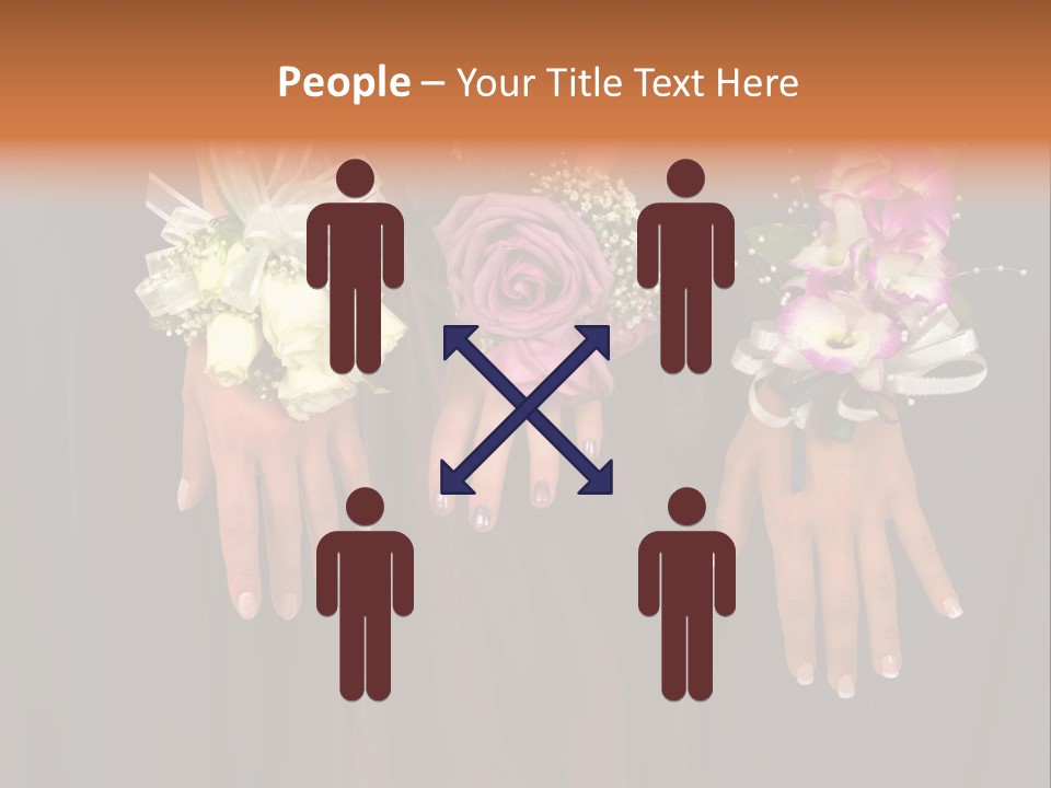 Prom Or Wedding Corsages PowerPoint Template