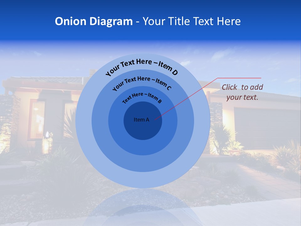 Contemporary Design House Facade PowerPoint Template