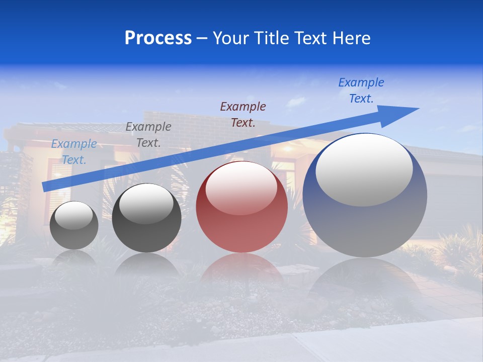 Contemporary Design House Facade PowerPoint Template