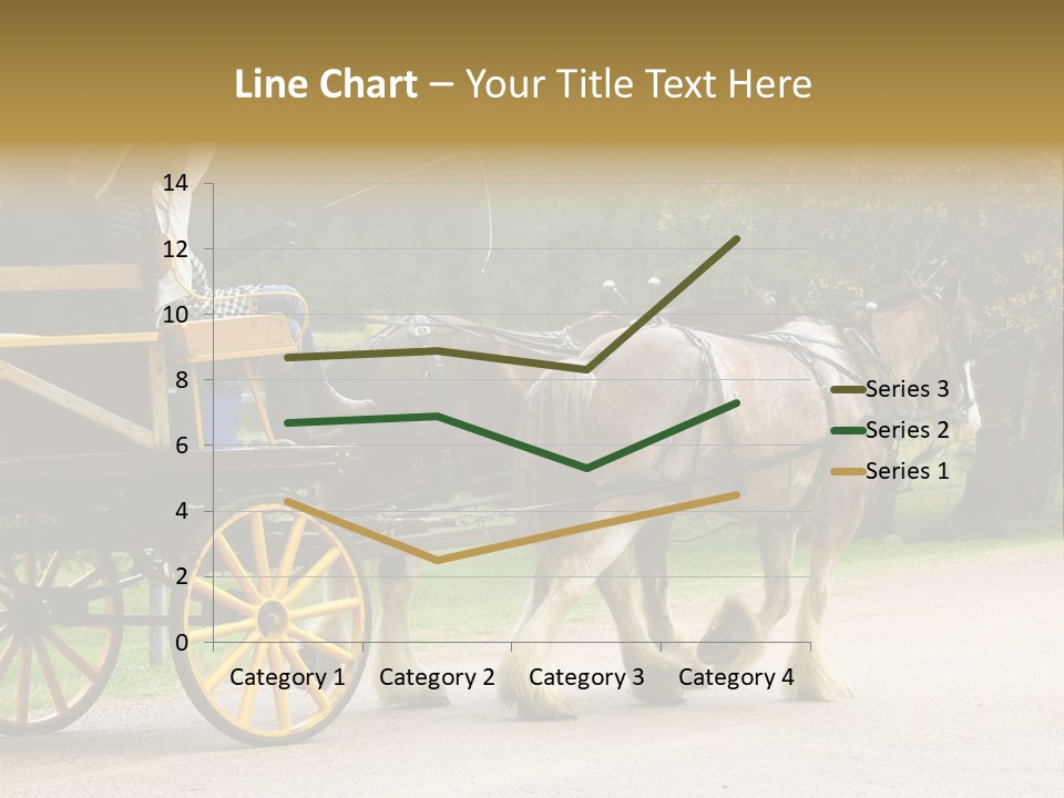 Horse And Wagon Ride, Hunter Valley, Australia PowerPoint Template