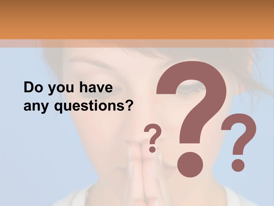 Portrait And Closeup View Of A Young Beautiful Girl PowerPoint Template