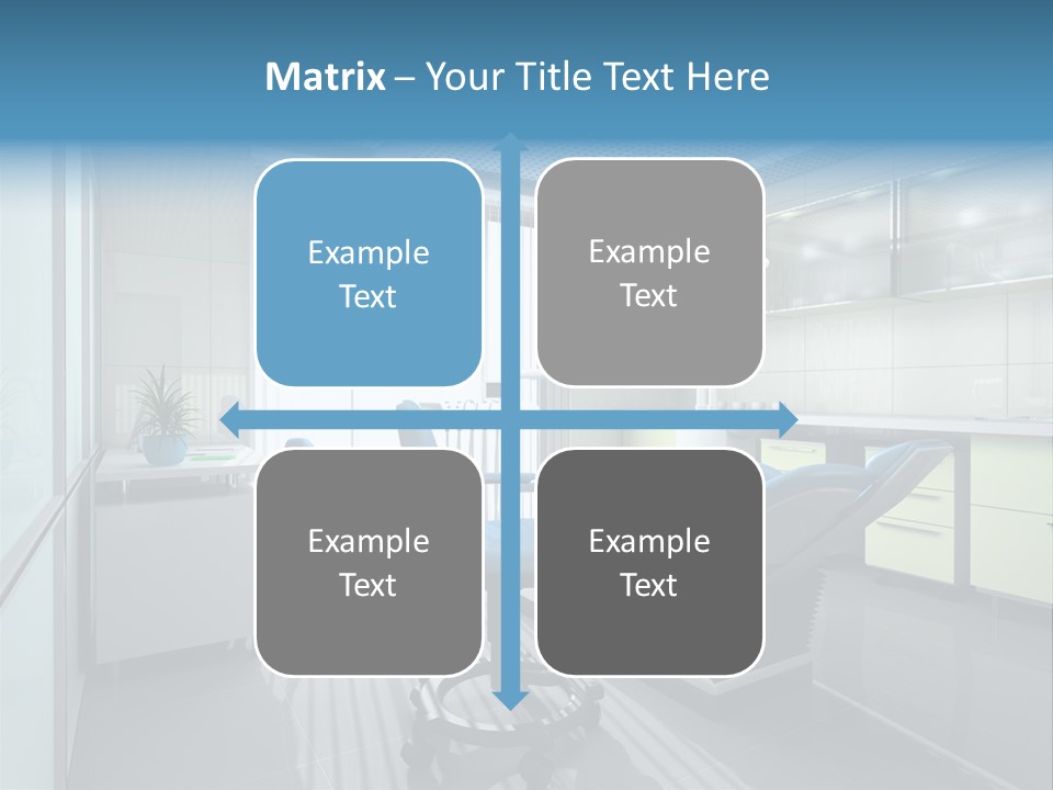 Interior Of A Stomatologic Cabinet PowerPoint Template