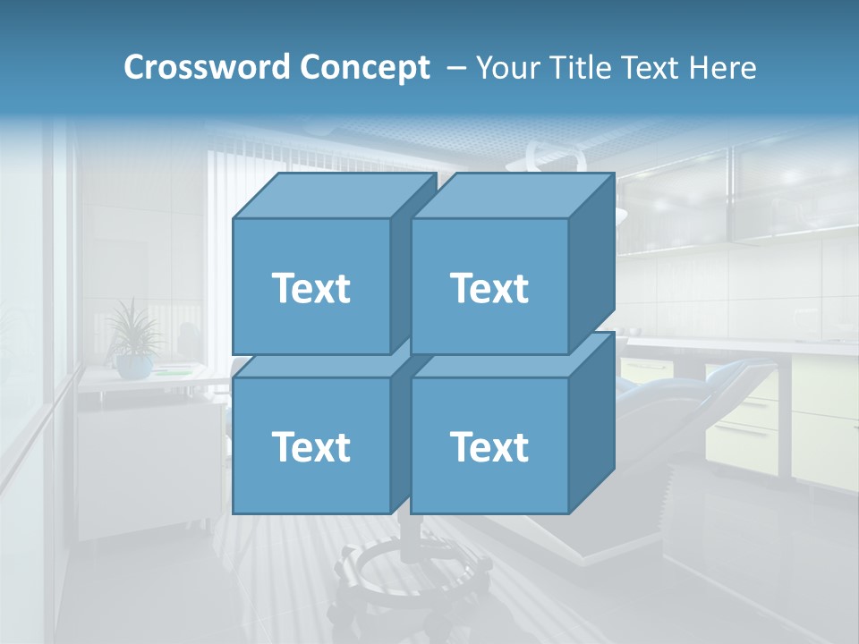 Interior Of A Stomatologic Cabinet PowerPoint Template