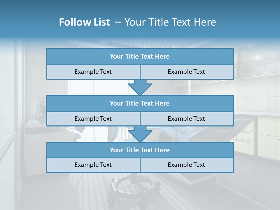 Interior Of A Stomatologic Cabinet PowerPoint Template