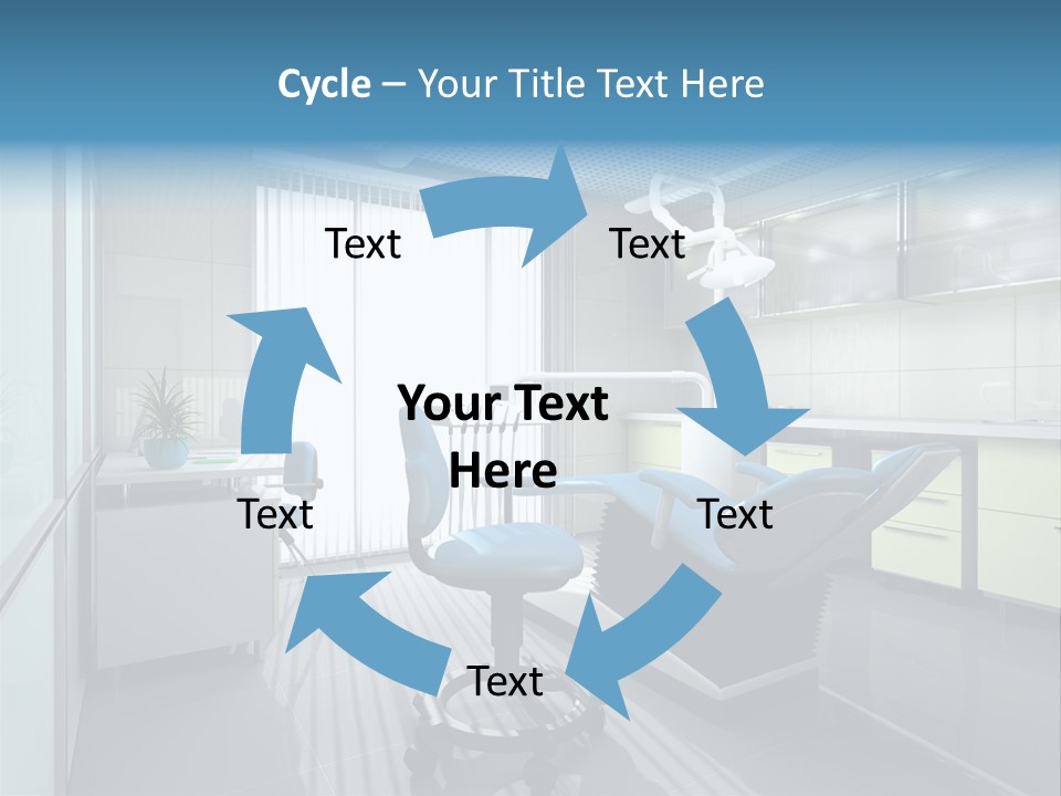 Interior Of A Stomatologic Cabinet PowerPoint Template