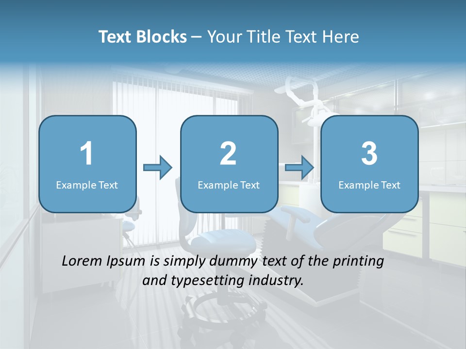 Interior Of A Stomatologic Cabinet PowerPoint Template