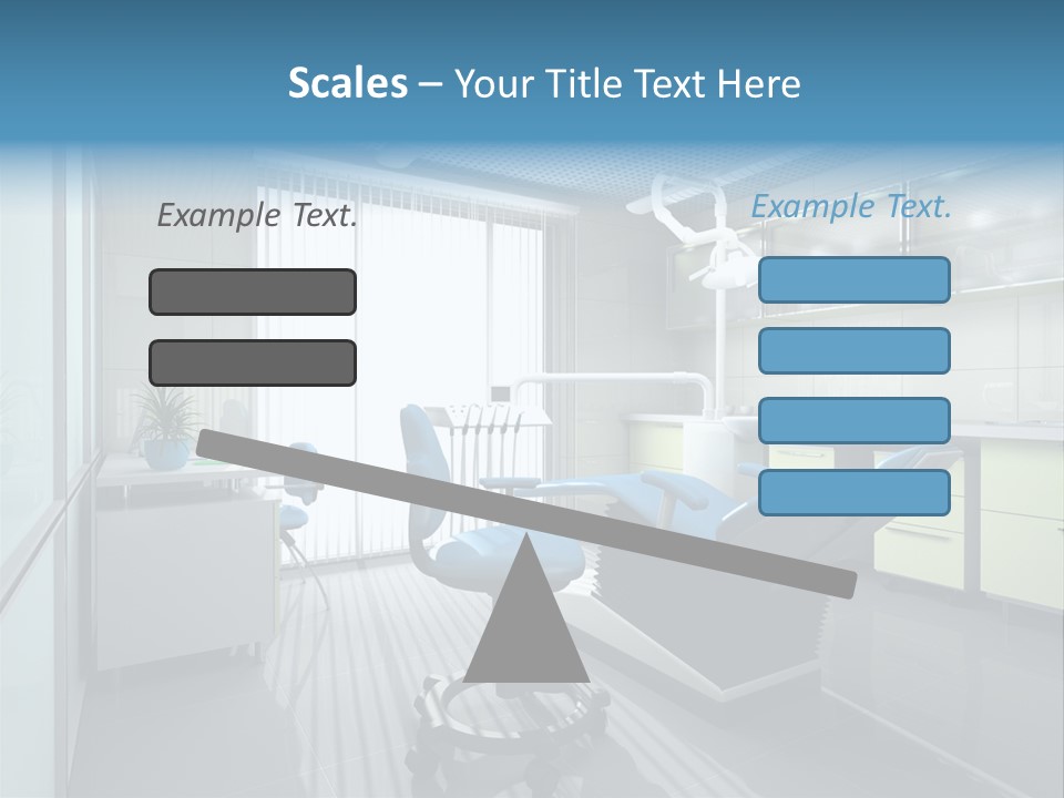 Interior Of A Stomatologic Cabinet PowerPoint Template