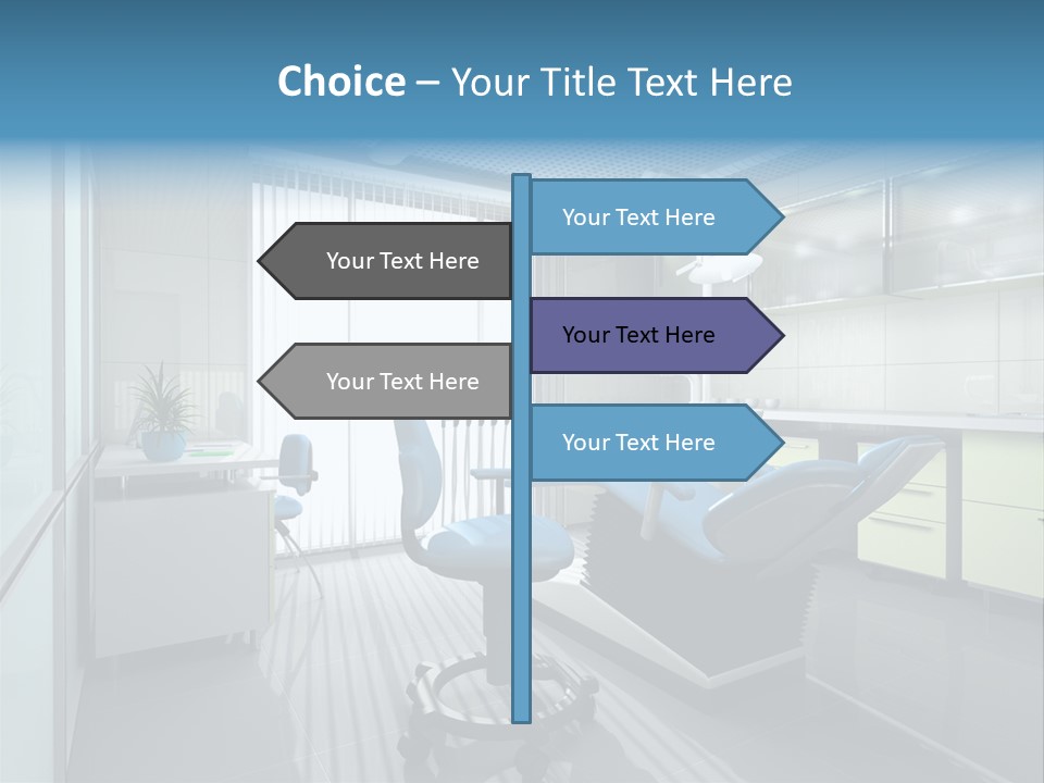 Interior Of A Stomatologic Cabinet PowerPoint Template