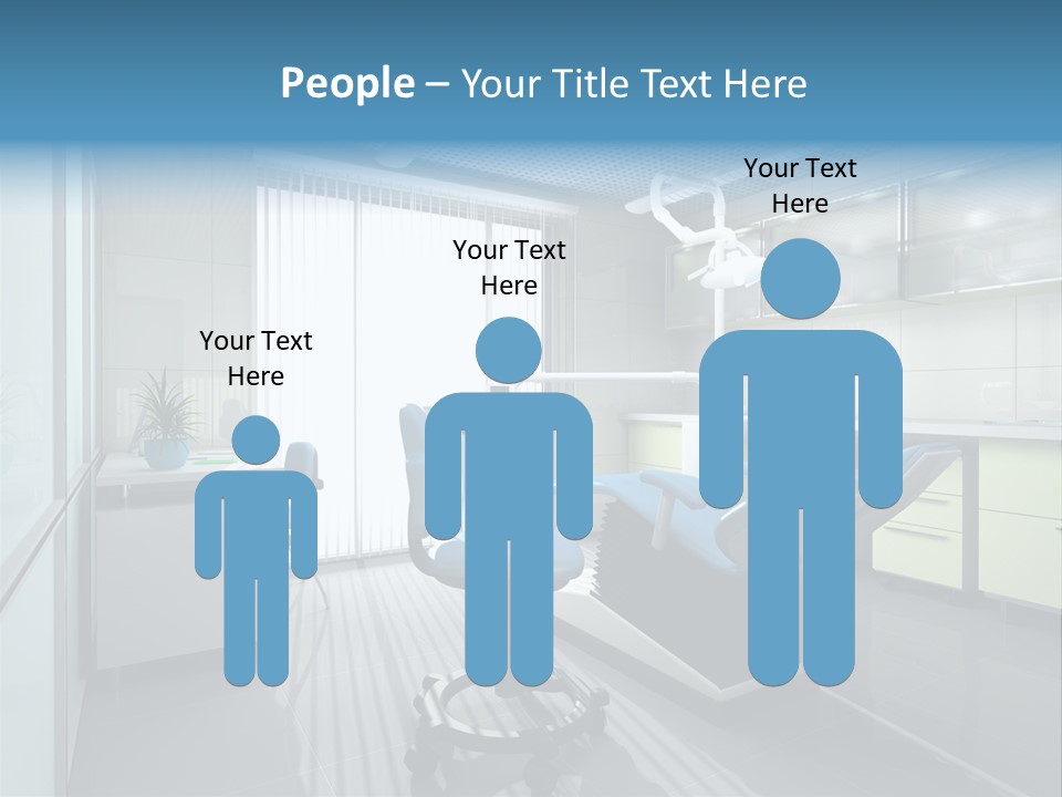 Interior Of A Stomatologic Cabinet PowerPoint Template