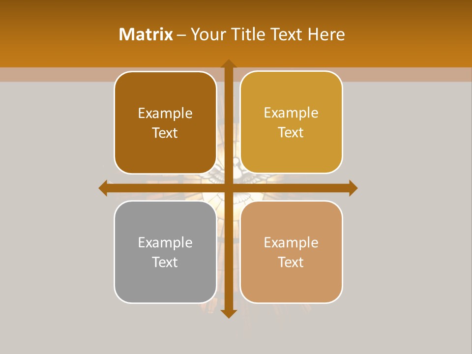 A Clock On A Wall In A Dark Room PowerPoint Template