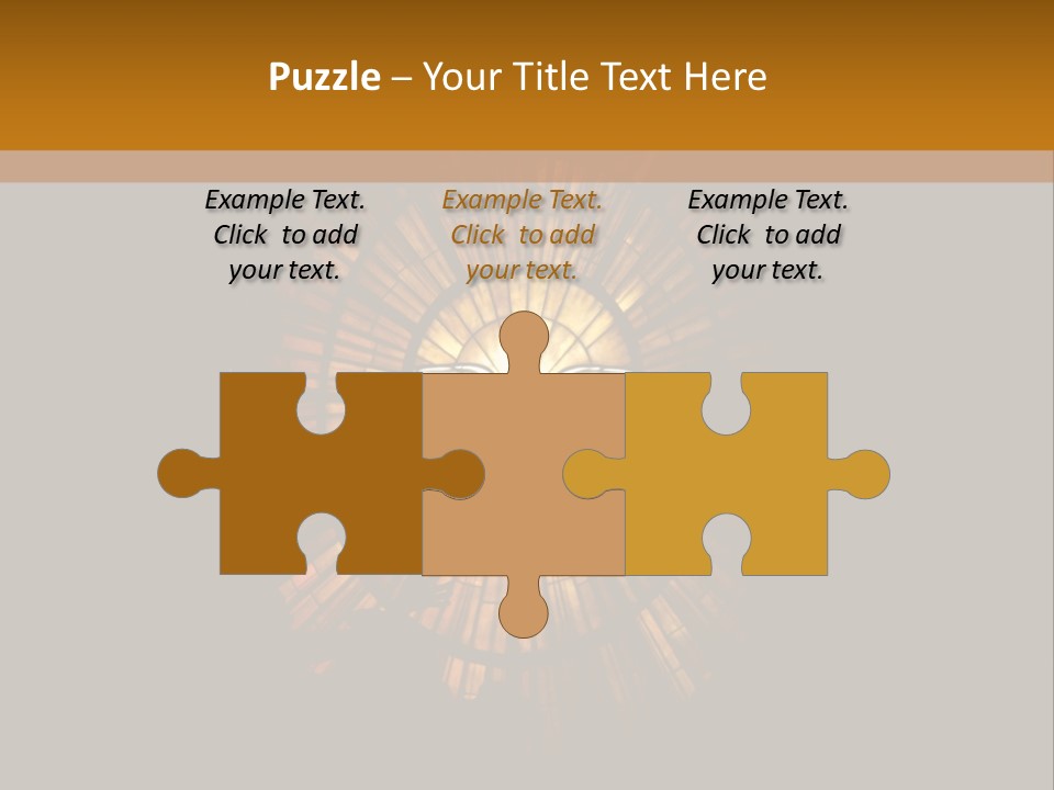 A Clock On A Wall In A Dark Room PowerPoint Template