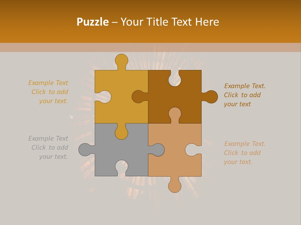 A Clock On A Wall In A Dark Room PowerPoint Template